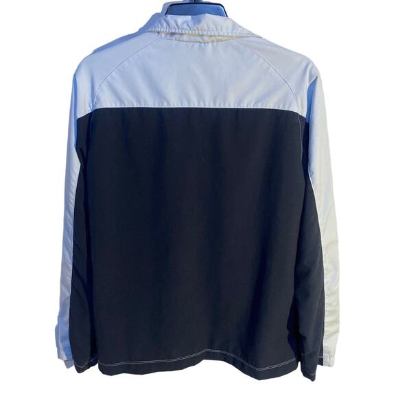 Womens Medium Nike Lightweight Windbreaker Jacket Blue Like New - Picture 8 of 8